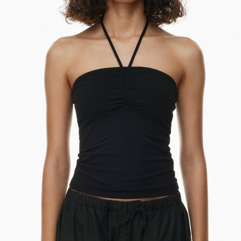 Aritzia TNA HOLD-IT™ MILA HALTER TOP Black